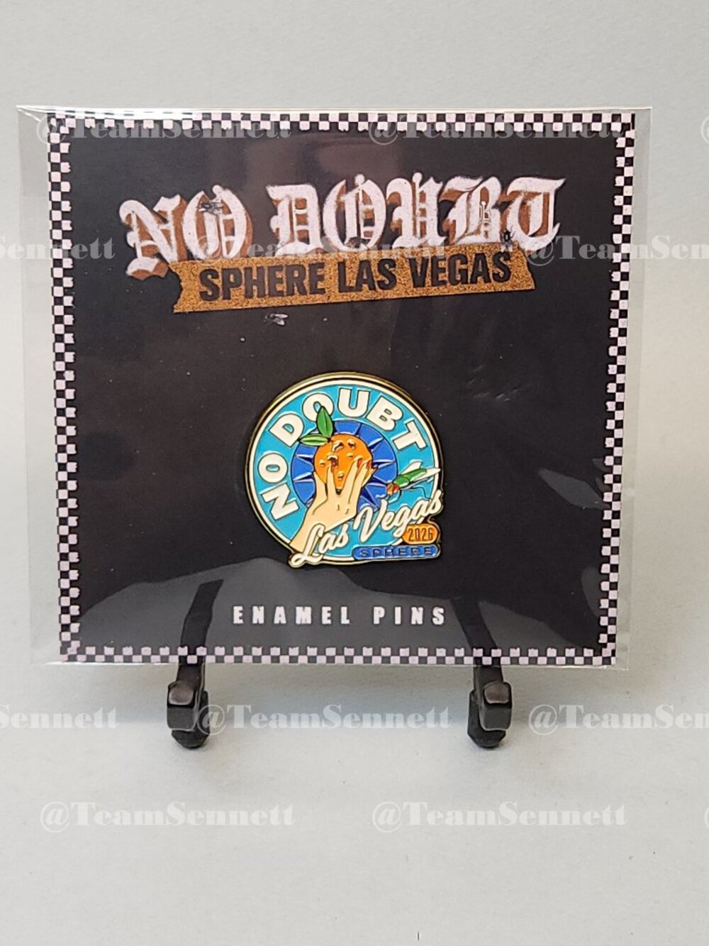 No Doubt Enamel Pin / Tragic Kingdom Orange / Sphere Las Vegas Residency 2026